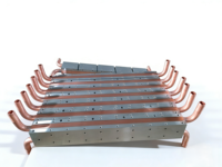Plaques en aluminium-cuivre refroidies par liquide, utilisées dans les domaines de la fabrication de sources de rayons X et d'équipements de chauffage