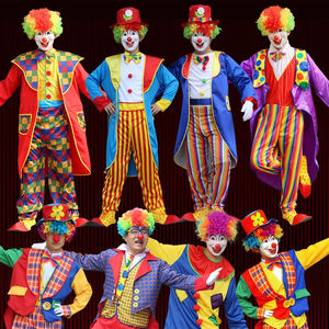 Costumes d'Halloween pour adultes et enfants Ensembles de costumes de spectacle pour hommes et femmes Tenues de boules à thème <span class=keywords><strong>clown</strong></span> - Product Image 6