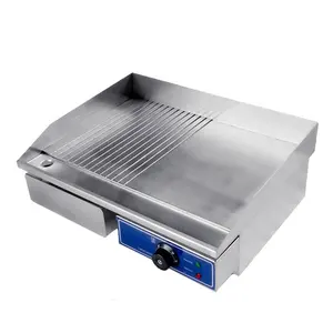 BOKNI Griddle Induction Griddle Stainless Steel Flat Plate Gas Grill Griddle