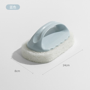 Cepillo de limpieza para tazas con mango largo y esponja para limpiar vajillas de cocina - Product Image 4