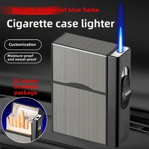 <span class=keywords><strong>2025</strong></span> người đàn ông đa chức năng 3-in-1 kim loại nhựa thuốc lá trường hợp xăng tùy chỉnh logo điện dual-sử dụng Windproof Tungsten nhẹ hơn - Product Image 4