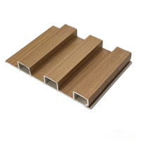 Panneaux muraux en bambou plastique résistants à l'humidité, design contemporain, surface à grain de bois 3D pour les centres commerciaux, les hôtels, les salons, les bureaux
