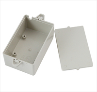 DRX/EVEREST 82*52*35 Brida de montaje en pared Funda con bisagras Plástico ABS Impermeable Caja de proyecto eléctrico universal