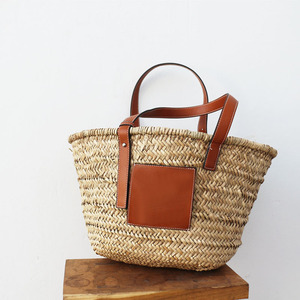 <span class=keywords><strong>Sac</strong></span> de plage en paille à fermeture ouverte, doublure polyester-coton, grande taille, style européen et américain, <span class=keywords><strong>sac</strong></span> pour femme en <span class=keywords><strong>herbe</strong></span> aquatique - Product Image 1
