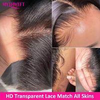Perruques 13x6 en cheveux vietnamiens bruts lisses, sans colle, avec dentelle frontale HD transparente, perruques en cheveux vierges Remy ultra-lisses