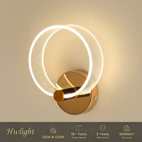 Lampe murale de chevet de luxe nordique pour chambre à coucher, lampe murale LED design pour couloir, allée, salon, bureau, mur de fond