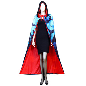 Capa <span class=keywords><strong>de</strong></span> Halloween con estampado <span class=keywords><strong>de</strong></span> calabaza, <span class=keywords><strong>bruja</strong></span>, murciélago y hombre lobo <span class=keywords><strong>para</strong></span> fiestas y actuaciones - Product Image 6