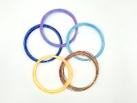 Corde de raquette de Badminton bleue et rose de vente chaude Corde de Badminton résiliente