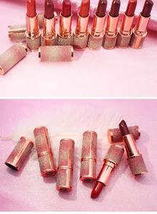Gloss à lèvres <span class=keywords><strong>color</strong></span>é OEM, brillant et mat, à faible MOQ, crayon à lèvres végétalien avec logo personnalisé, cosmétiques MSDS, marque privée - Product Image 6