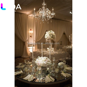 Housse de table ronde en PET LEDA, miroir flexible réfléchissant, nappe de table pour mariage, banquet, événement, fête - Product Image 5