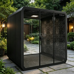 Cabina <span class=keywords><strong>de</strong></span> Oficina Modular JINFUDA con Alto Rendimiento <span class=keywords><strong>de</strong></span> Insonorización <span class=keywords><strong>para</strong></span> Oficinas en Casa, Espacios <span class=keywords><strong>de</strong></span> Co-Working y Estaciones <span class=keywords><strong>de</strong></span> Trabajo en Jardín - Product Image 6
