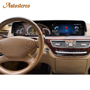 12.3 + אנדרואיד 12.3 אינץ '13 מכונית gps עבור mersades-benz מחלקה w221 אוזניות ניווט אוזניות נגן מולטימדיה סרט - Product Image 5