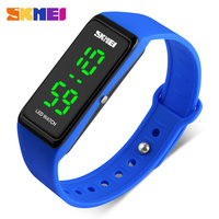 Cina Grosir Jam Tangan Skmei Fashion 3ATM Digital Pria Kasual Arloji LED Watch