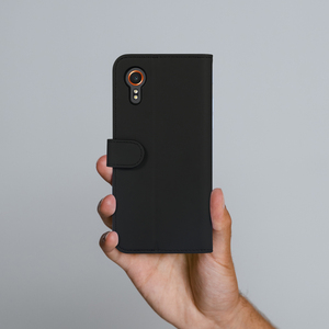 Luxe daim doux peau ECO recyclé en cuir végétalien portefeuille à rabat téléphone couverture arrière étui pour Samsung Galaxy <span class=keywords><strong>Xcover</strong></span> <span class=keywords><strong>5</strong></span> 6 Pro 7 étui - Product Image 2