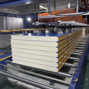 Paneles sándwich de tablero compuesto de poliuretano de diseño moderno para hotel de cámara frigorífica para techo de pared exterior vidrio de madera de roca PIR EPS - Product Image 4