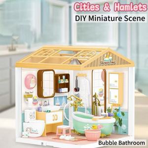 <span class=keywords><strong>Kit</strong></span> de <span class=keywords><strong>maison</strong></span> de poupée miniature DIY, ensemble de construction de scènes miniatures à 6 étages, assemblage artisanal, <span class=keywords><strong>maison</strong></span> miniature, jouets éducatifs pour enfants - Product Image 6