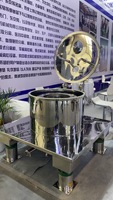 Machine de centrifugation pour la déshydratation, séparation solide-liquide, conception de filtre à plaques compacte, en acier inoxydable 304/316L, pompe à moteur, 80-800L