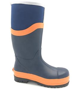 רפש מגפי המטלה מגניב חם מזג האוויר פלדת הבוהן גברים של גומי עבודת אתחול - Product Image 2