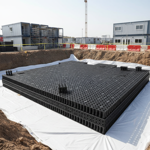 Réservoir d'atténuation souterrain de 55 m³ pour capturer l'eau de pluie et les eaux de crue provenant du parking, de la voie d'accès, de l'usine et des allées de gros véhicules - Product Image 2