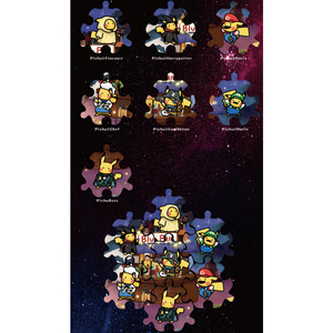 Usine de conserves JPS, série Pokémoned Paradise Island, puzzle aimanté pour réfrigérateur, cadeau de Noël en acrylique, boîte mystère scellée, booster - Product Image 2