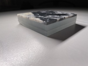 Composites en <span class=keywords><strong>marbre</strong></span> avec <span class=keywords><strong>PVC</strong></span>, dalles polies pour vanités de salle de bain et revêtements muraux pour intérieurs de salon - Product Image 3