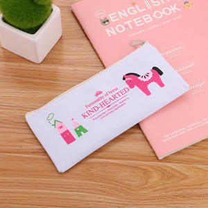 Sac à crayons en toile de dessin animé créatif mignon Oxford Zero Wallet Stationery Bag Student Stationery Pencil Bag Manufacturer Wholesale - Product Image 4