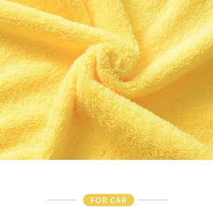 Serviette de lavage de voiture en microfibre personnalisée à séchage rapide, douce, double face, tissée, carrée, multicolore, en peluche, pour usage domestique - Product Image 3