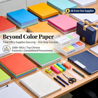 Papel de Color al por Mayor A4 100 Hojas |   Logotipo Personalizado de 120 g/m², 160 g/m², 200 g/m² para Oficina, Escuela, Directo de Fábrica