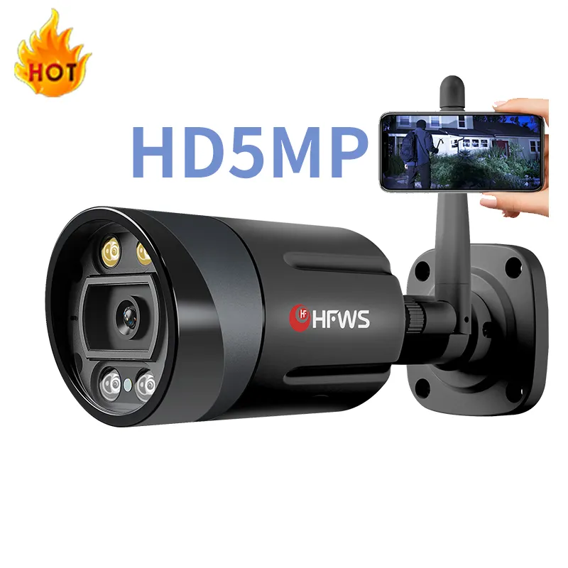 HD 5MP 1920P Wifi Ip Camera Dual Light Source Home Outdoor Waterproof Wireless Security Surveillance CCTV System