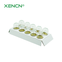 Ampoule halogène miniature XENCN T16 21671 pour phare automobile 24V 5W BA15s en verre de quartz