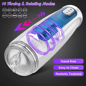 Masturbador Masculino Automático con Vibración y Copa de Masturbación Telescópica Giratoria para Hombres, Juguete Sexual para Adultos 18+ - Product Image 4