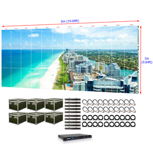 Ngoài trời cho thuê LED hiển thị 6x3 m p2.604 2.6 mét Led cho thuê Màn hình Bảng điều chỉnh IP65 đánh giá cho giáo dục sử dụng - Product Image 3