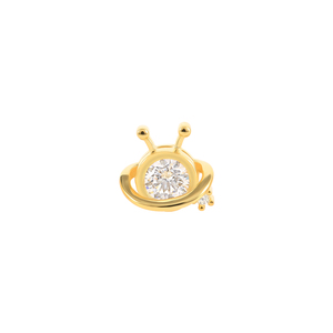 ROXI Boucles d'oreilles clous piercing mignonnes en argent, motif astronaute, créature marine et vaisseau spatial, avec diamants colorés - Product Image 1