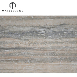 Revêtement mural <span class=keywords><strong>de</strong></span> <span class=keywords><strong>luxe</strong></span>, design non rempli, <span class=keywords><strong>carrelage</strong></span> en travertin romain argenté à veinage <span class=keywords><strong>italien</strong></span> - Product Image 2