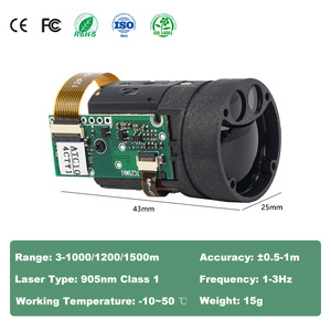 Capteur de télémétrie <span class=keywords><strong>laser</strong></span> 1km pour drone Module de télémétrie <span class=keywords><strong>laser</strong></span> de petite taille Capteur Module télémètre <span class=keywords><strong>laser</strong></span> <span class=keywords><strong>Arduino</strong></span> pour drone - Product Image 2