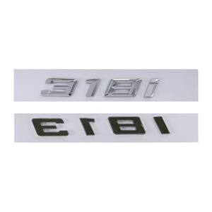 Emblema Adhesivo 3D ABS Cromado Negro para Coche, Letras B-M-W, Insignia para Maletero Trasero Compatible con 335i 325i <span class=keywords><strong>316i</strong></span> 328i 318i, Calcomanía de Modificación de Carrocería - Product Image 3