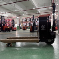 Transpalette électrique de 3 tonnes de qualité industrielle pour l'extérieur RUNNING KING RK68-R pour la manutention en entrepôt et sur terrain accidenté