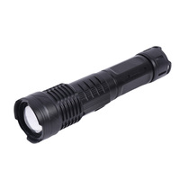 Lampe torche LED rechargeable 1000 lumens avec corps extensible en alliage d'aluminium étanche et logo personnalisé pour le camping