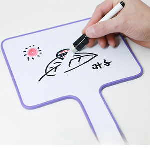 Tableau blanc portable <span class=keywords><strong>double</strong></span> face en bois, facile à effacer, pour la salle <span class=keywords><strong>de</strong></span> classe, les feuilles <span class=keywords><strong>de</strong></span> réponses, l'enseignement, le bureau à domicile, les conférences, l'aéroport, le pick-up - Product Image 2