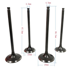 วาล์วเครื่องยนต์มอเตอร์ไซค์ขนาด 87.5/86.7 มม., วาล์วไอดีและวาล์วไอเสียสำหรับมอเตอร์ไซค์ CFMOTO CF300 NK300 - Product Image 1