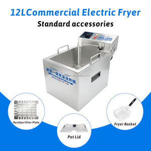 Multi-Purpose Deep <b>Fryer</b> for Cafs Effortless Disassembly Control System Frying Every Time HSD-12Q Commercial Fried Chicken - Product Image 6