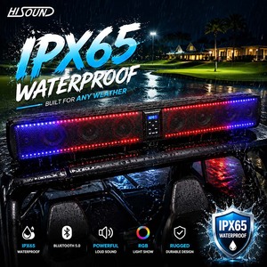 Barra de Sonido UTV BT Premium de 34 Pulgadas, IP65, Resistente al Agua, <span class=keywords><strong>Altavoces</strong></span> de Graves Profundos para ATV, UTV, SxS, Carrito de Golf, Sistema Estéreo Todoterreno de 12 V - Product Image 3