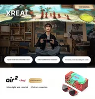 Lunettes intelligentes AR XREAL Air 2, lunettes de traduction, console portable, connexion directe, lunettes VR, drones, espace, Chine