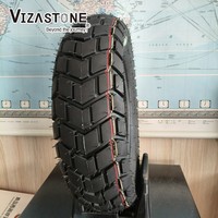 Ban Motor Hybrid Peredam Guncangan Karet Alam 50% Ukuran 130/90-10 C39 Buatan Pabrik Khusus untuk Jalan Berlubang Kasar, Jalan Raya, dan Safari