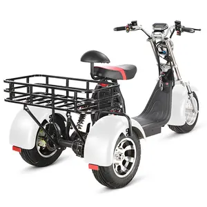 Triciclo eléctrico para adultos, scooter móvil personalizado de alta resistencia, Buena descripción, entrega en China
