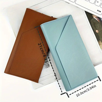 Étui de passeport minimaliste en cuir PU, couverture de passeport moderne, portefeuille de voyage pour passeport, carte d'embarquement, billet