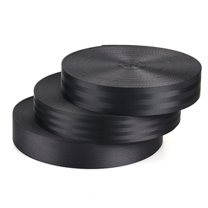 Cinturón de seguridad de poliéster 100% negro resistente duradero de alta tenacidad de 2 pulgadas con alta calidad - Product Image 6