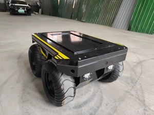 4 Roues de pneu Châssis Porte-pneu 4 roues Télécommande électrique Ugv Châssis voiture camions de transport - Product Image 3