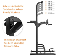 Barre de traction multifonctionnelle réglable pour exercices de fitness – Grande vente