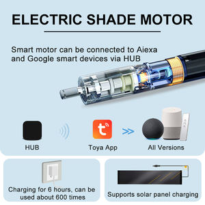 Smart wifi électrique zèbre store enrouleur motorisé double couche zèbre stores de fenêtre - Product Image 3